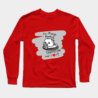 Cute Fan Fiction Lover for Fan Fiction Enthusiasts Long Sleeve T-Shirt